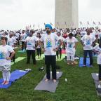 Ambassador Navtej Sarna Leads Third Annual International Day of Yoga Celebration in Washington