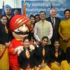 Inaugural Launch of Air India’s Nonstop Washington-Delhi Flight is Celebrated in Style