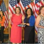 Record 102 women sworn into US House of Representatives