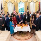 President Donald Trump lights Diwali diya in White House for third consecutive year